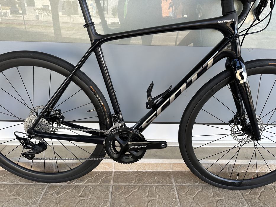 Bicicleta Scott Addict - Disco - Rodas Carbono