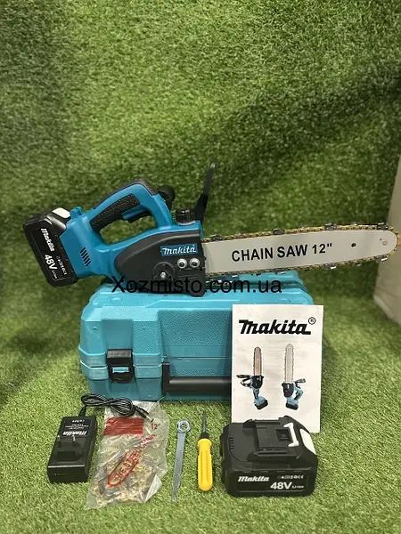 Акумуляторна ланцюгова пилка Makita DUC122Z (48V/6Ah). АКБ пила Макіта