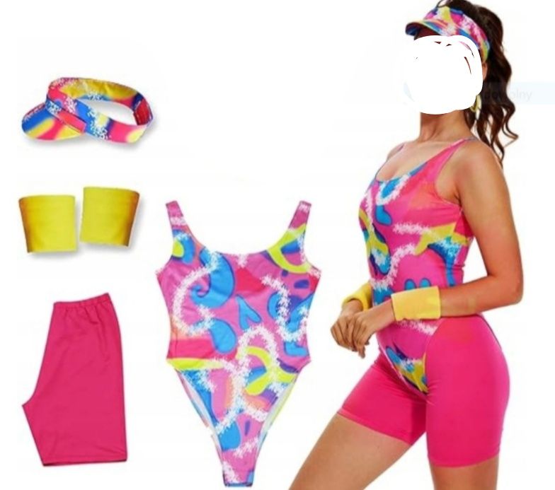 Strój Barbie, przebranie karnawałowe dla dorosłych r. L