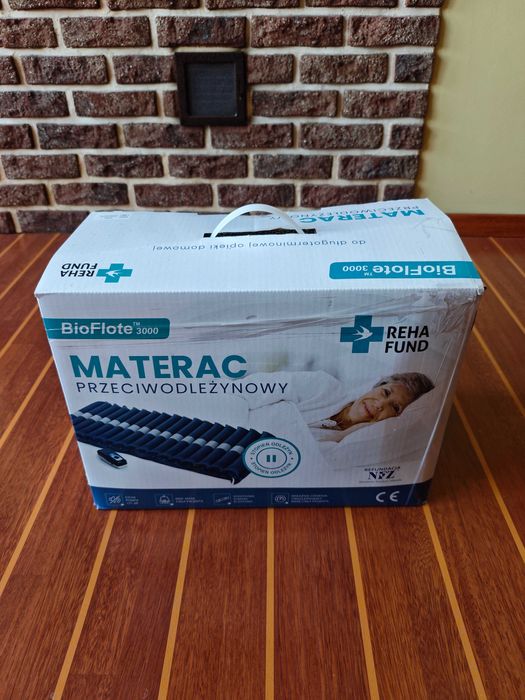 Materac przeciwodleżynowy pneumatyczny rurowy BioFlote™ 3000 Rehafund