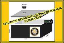 Szczelne szamba, zbiorniki betonowe 12m3