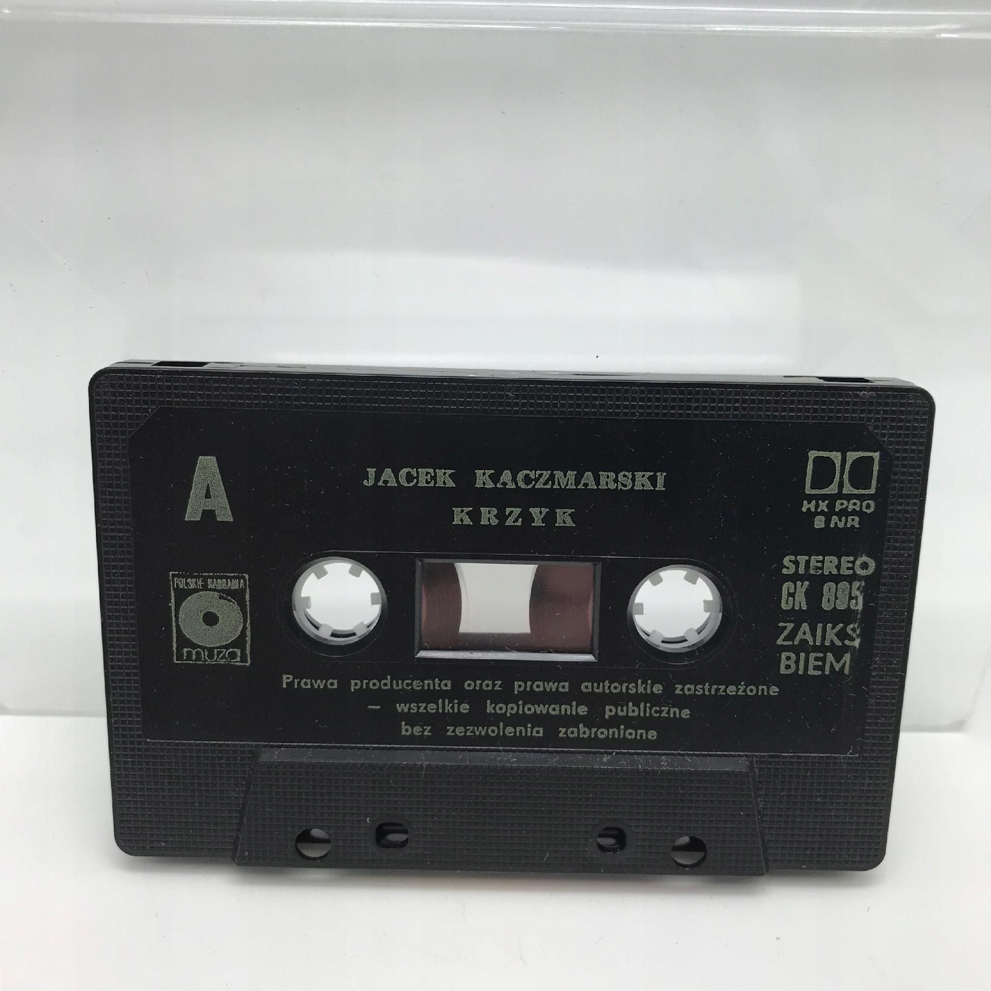 kaseta - jacek kaczmarski - krzyk polska muzyka