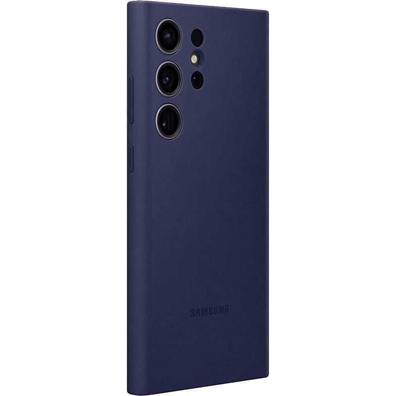 Оригинальный чехол Samsung Galaxy S23 Ultra SM-S918 Silicone Case Navy