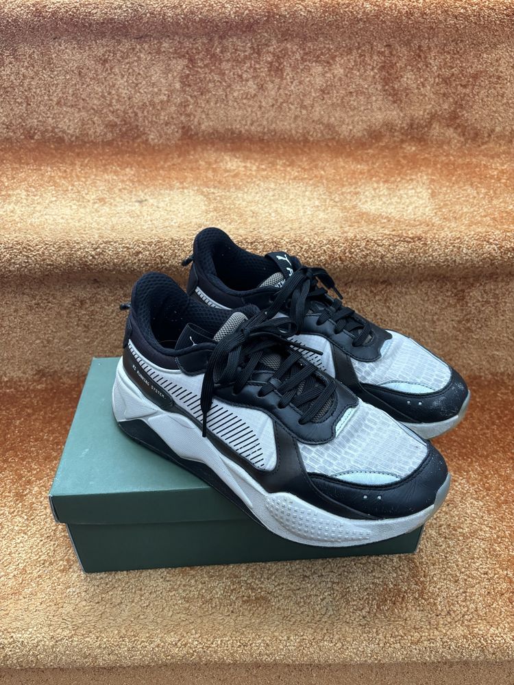 Puma RS X black and white
