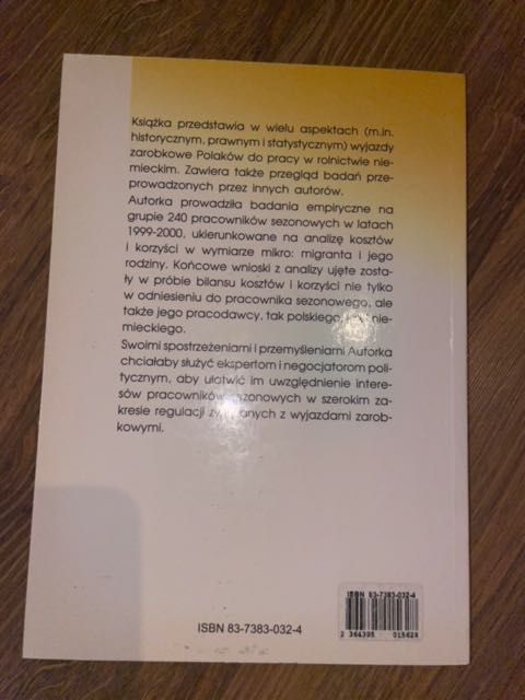 Sezonowe wyjazdy zarobkowe Polaków do Niemiec, Joanna Korczyńska