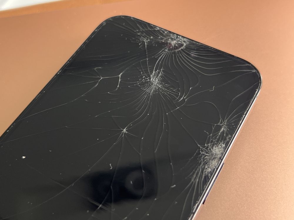 iPhone 14 PRO MAX 1TB czarny zbity uszkodzony wyświetlacz