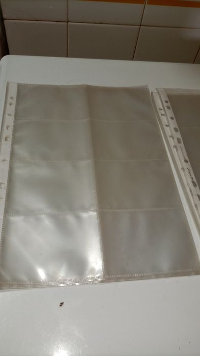 Micas em plástico para cartões