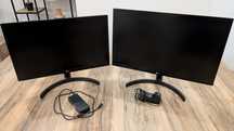 Monitores LG 24MK600M-B e 22MK600M-B