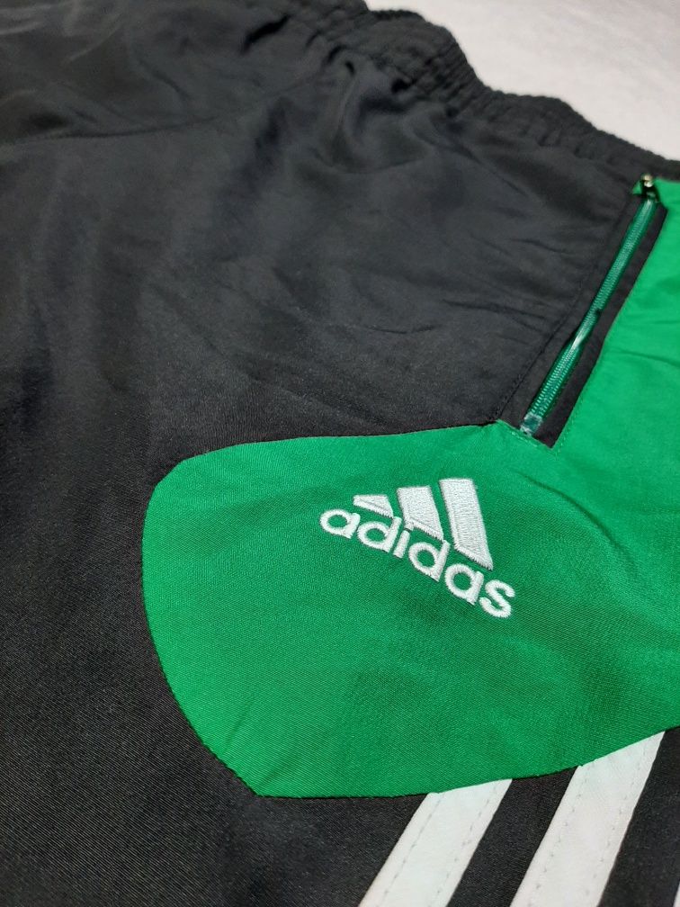 Spodnie Dresowe Męskie Adidas Rozpinane r. 11-12Y M Sweatpants Zipper