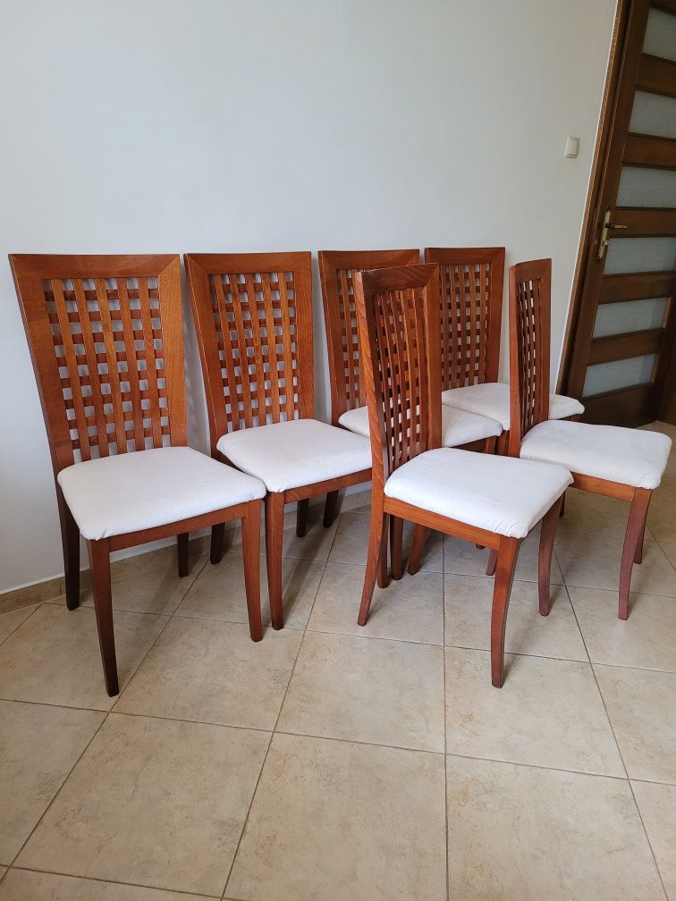 Krzesła kolonialne 6 sztuk
