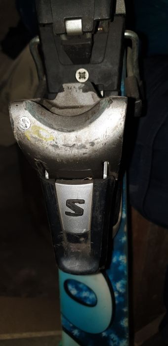 Narty salomon revolution ice z wiazaniami