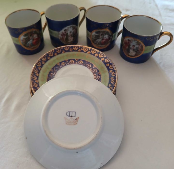 Chávenas Café Antigas FSK-Czecho/Slovakia