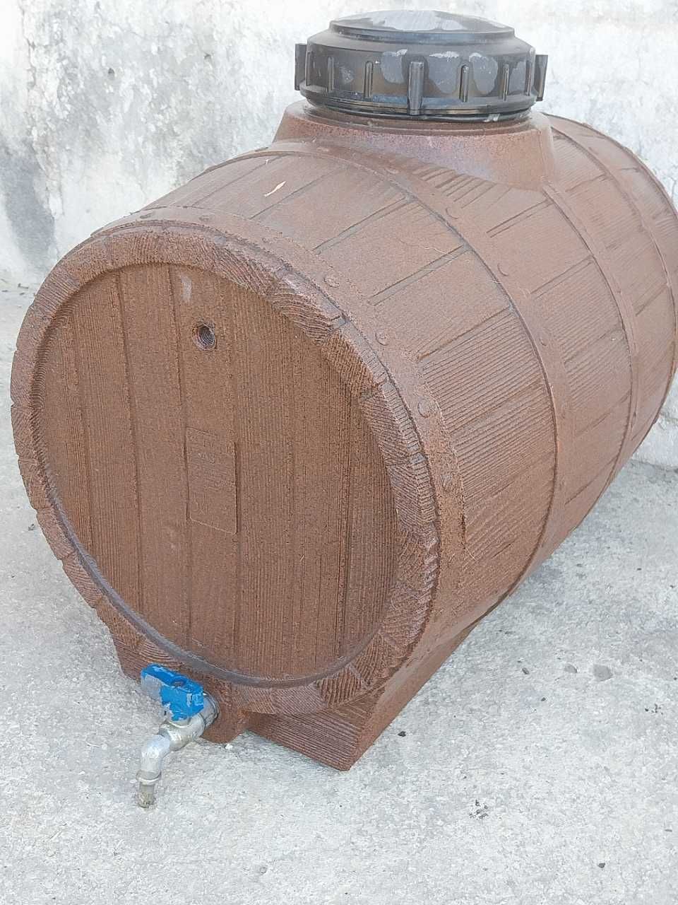 Barril 55l material reciclado como novo