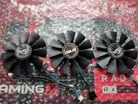 Wentylator ASUS STRIX RX 580,480 GTX 1050Ti,1070,980 RX 570, 470