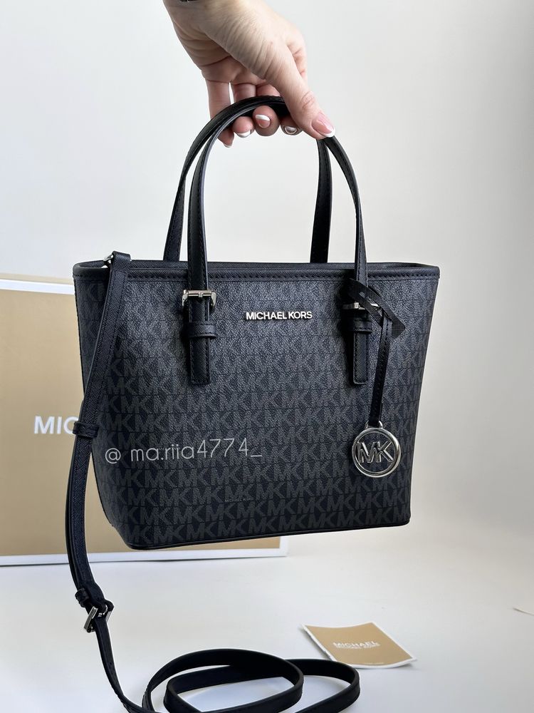 Michael Kors ОРИГІНАЛ / jet set travel extra-small срібна фурнітура