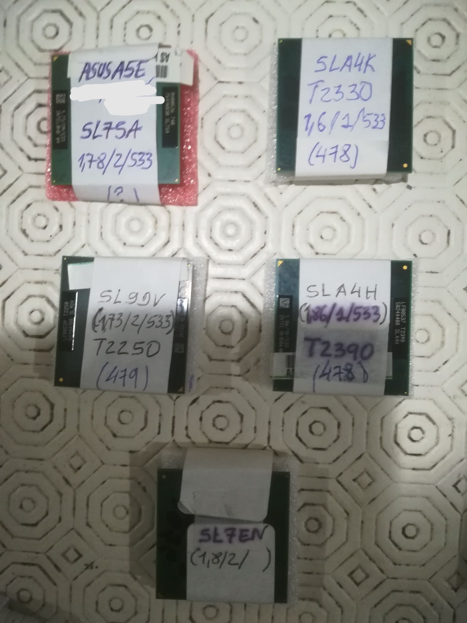 Processadores Intel para Portáteis, Socket 478 e 479