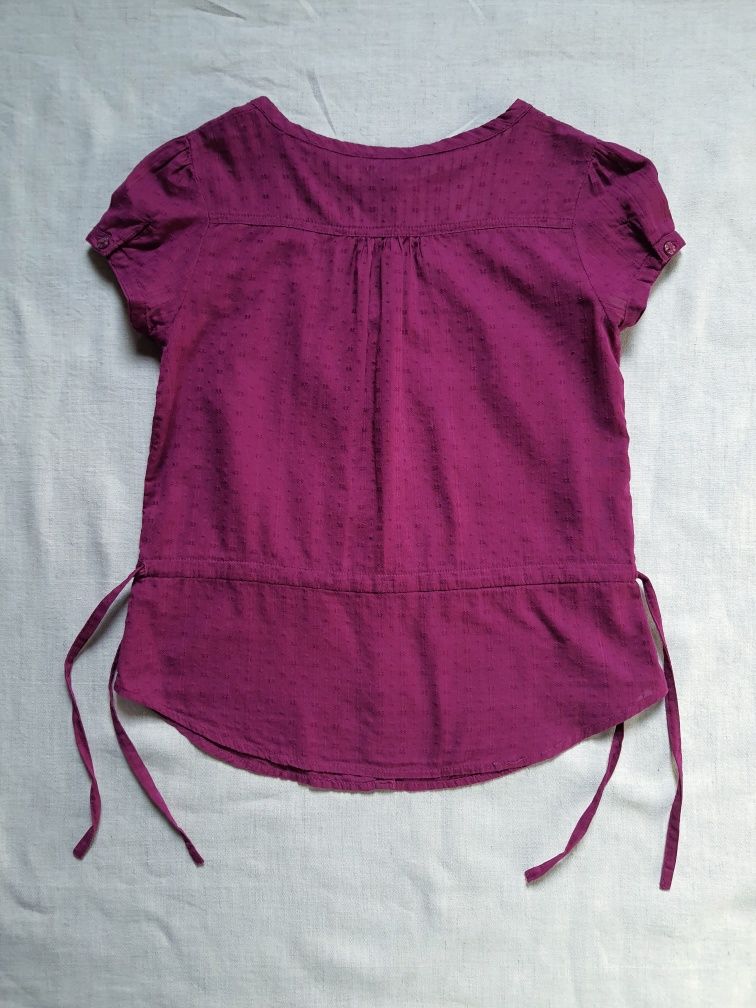 Блузка фіолетово малінова