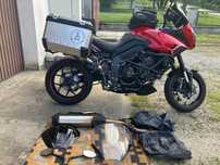 Triumph Tiger Sport 1050 bezwypadkowy dużo dodatków