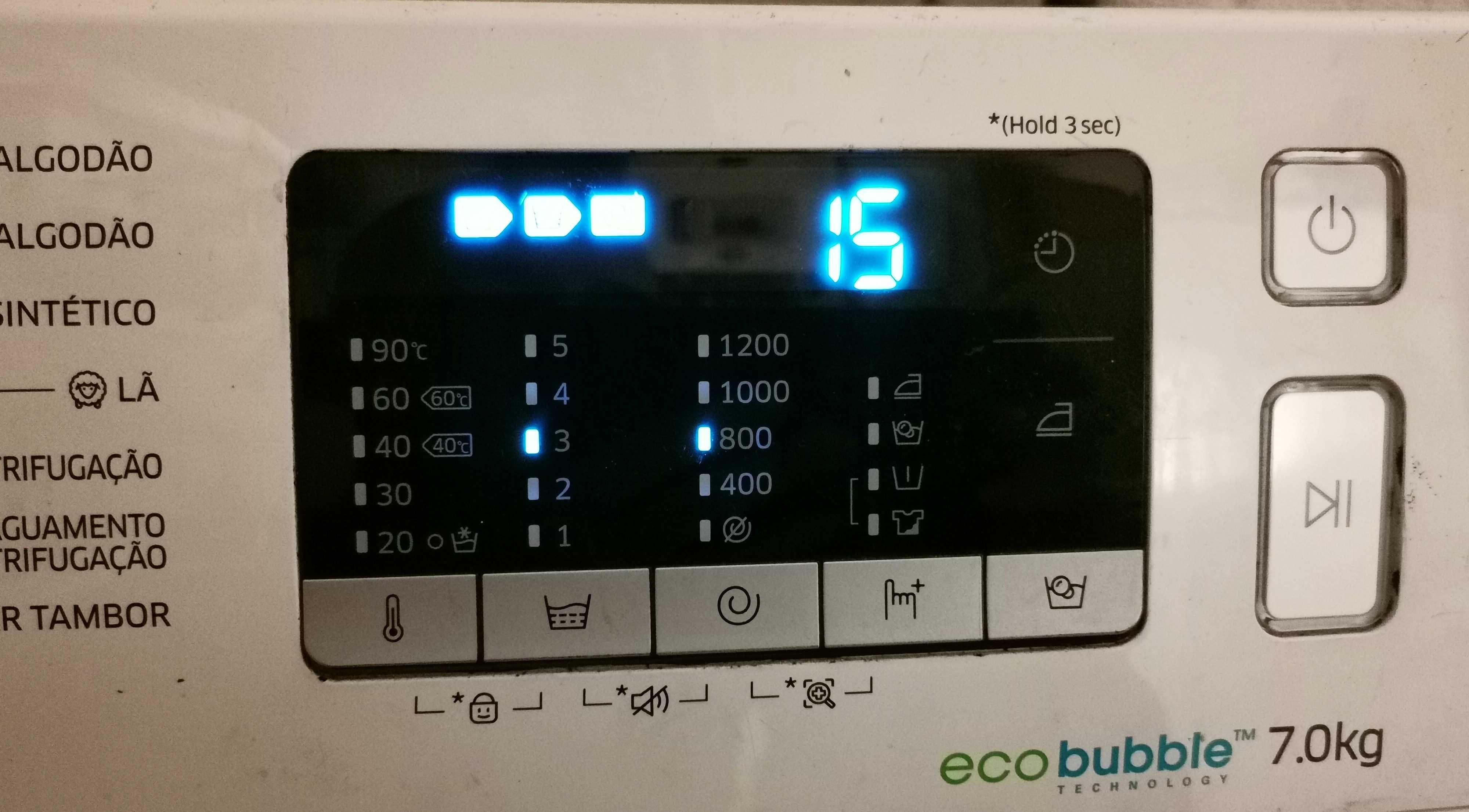 Módulo Samsung ecobubble retirado de WW70J5355MW