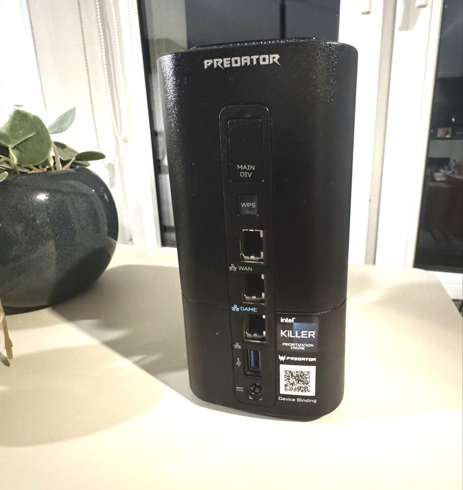 Router Acer Predator Connect X5 5G – Wi-Fi 6, 2.5GbE, Killer QoS