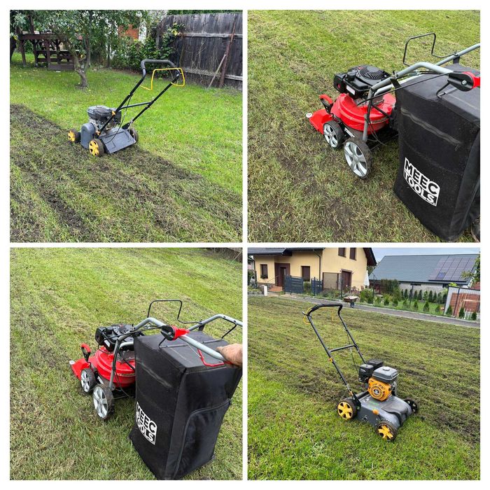 ogrodnik zakładanie ogrodu renowacja trawnika wertykulacja aeracja