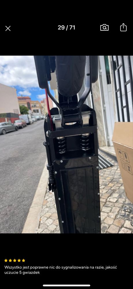 Hulajnoga iScooter i9 PRO jak nowa xiaomi 30 km/h 350W