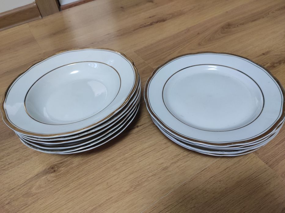 Коростенський фарфор з позолотою