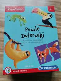 Puzzle dla dzieci zwierzęta 2 komplety