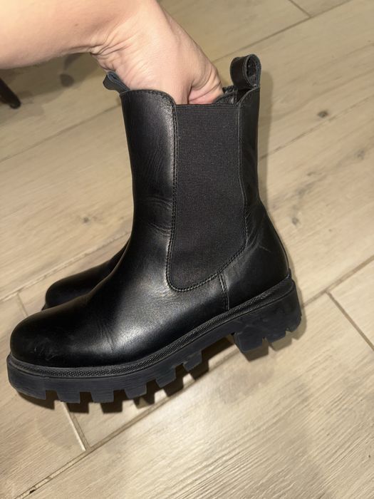 Черевики на дівчинку 33р з натуральної шкіри