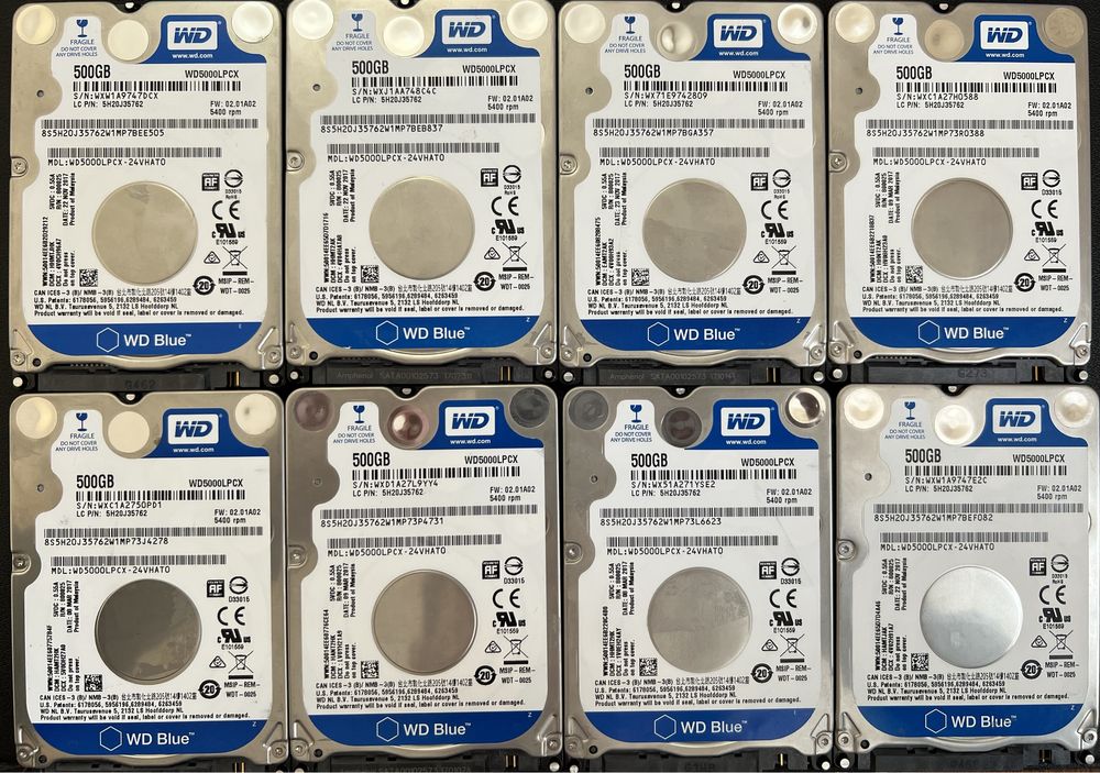 Жорсткий диск WD Blue 2.5 "WD5000LPCX (Б/)