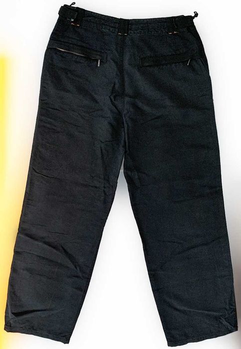 Calças de Adulto Unissexo Preto, Largas, como Novas