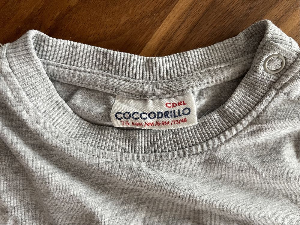 Bluzka bawełniana Coccodrillo r. 74, bluza bluzka chłopięca