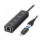 TECHOLE UH411 USB 3.0 Hub Rj45 Usb