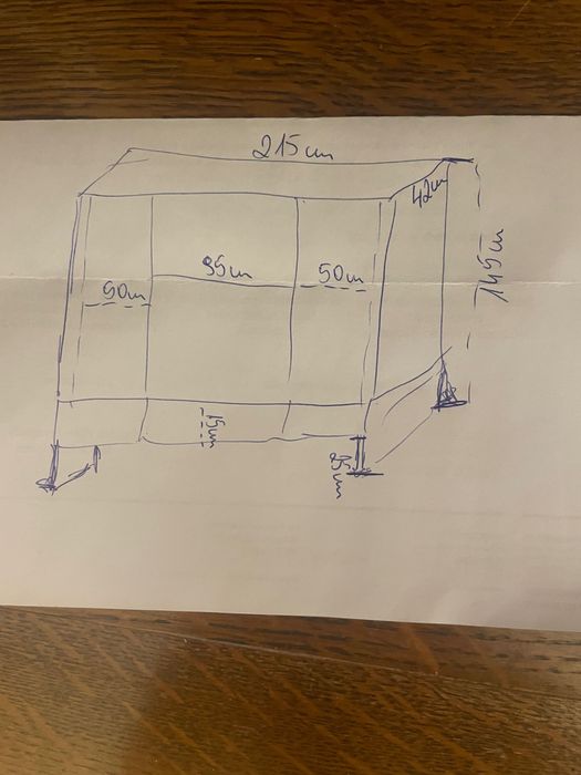 Szafa kredens drewniany wytłaczane motywy polowania