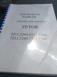 Instrukcja napraw Zetor 5211, 5245, 6211, 6245, 7211, 7245, 7711, 7745