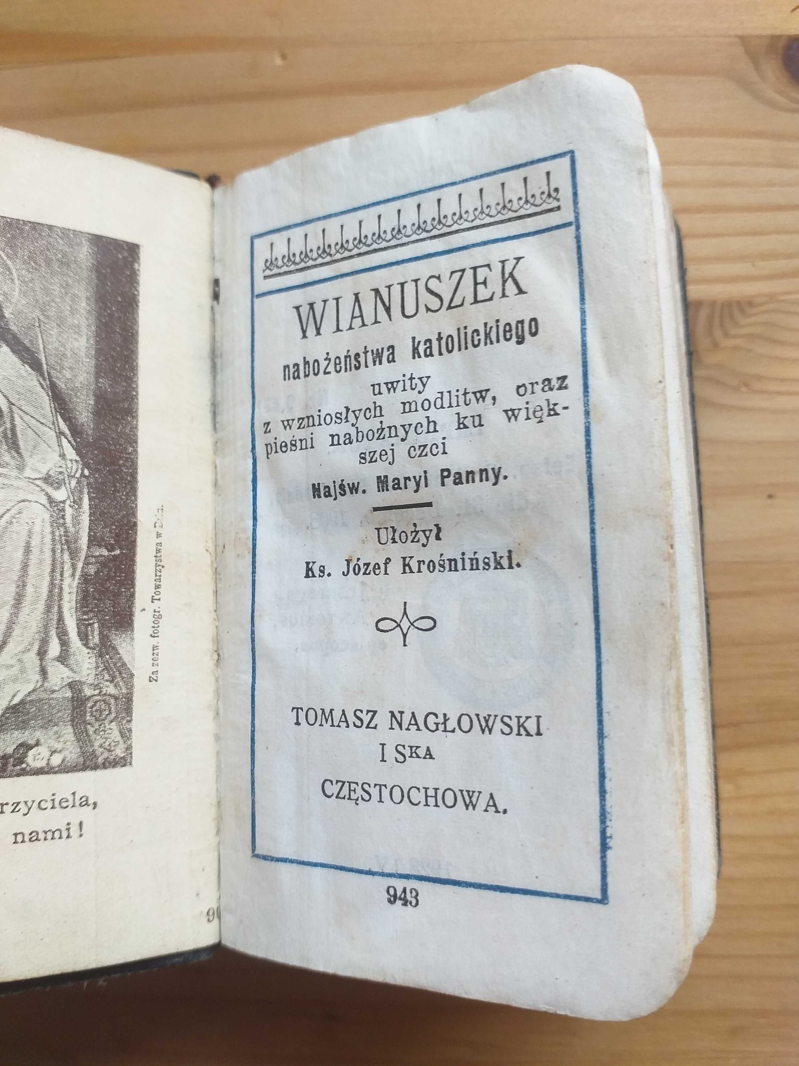 Wianuszek nabożeństwa katolickiego (1928 r.)