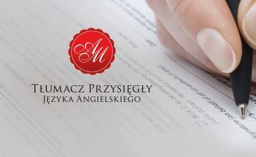 Tłumacz przysięgły - angielski