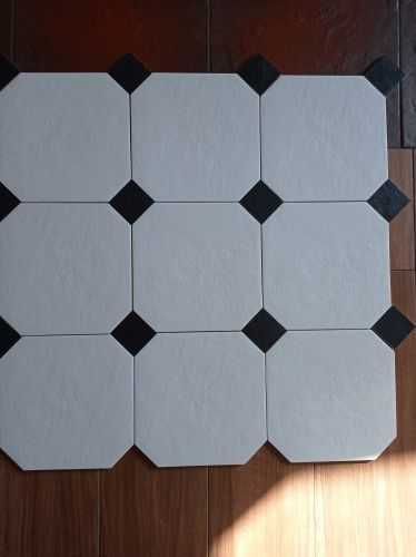 modern bianco gres octagon 20x20 G.2 oktagon