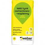 Tynk cementowo-wapienny Weber 25kg 25 worków