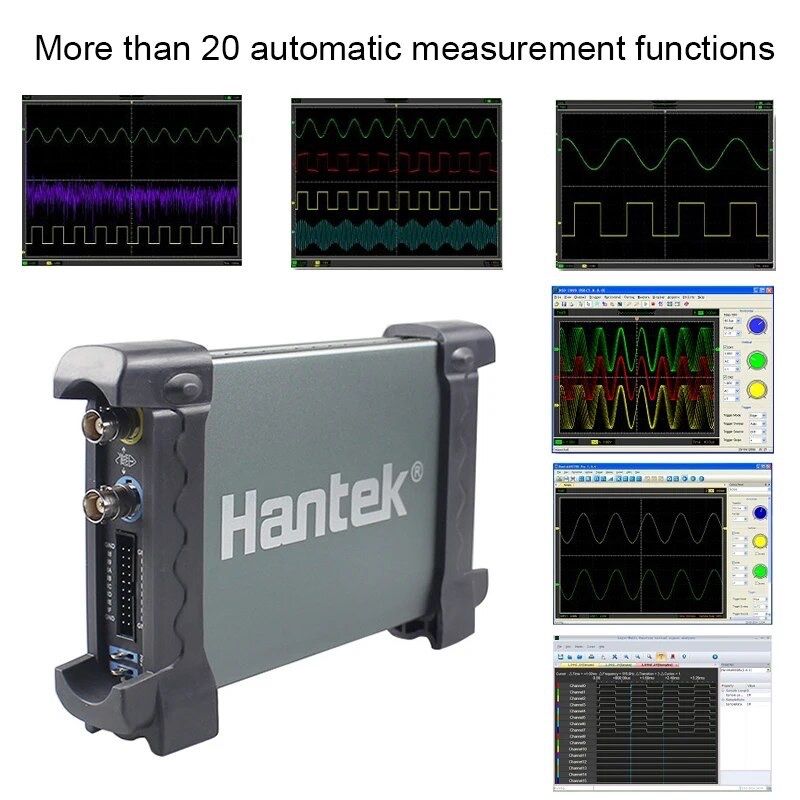 Hantek osciloscopio de 2 canais