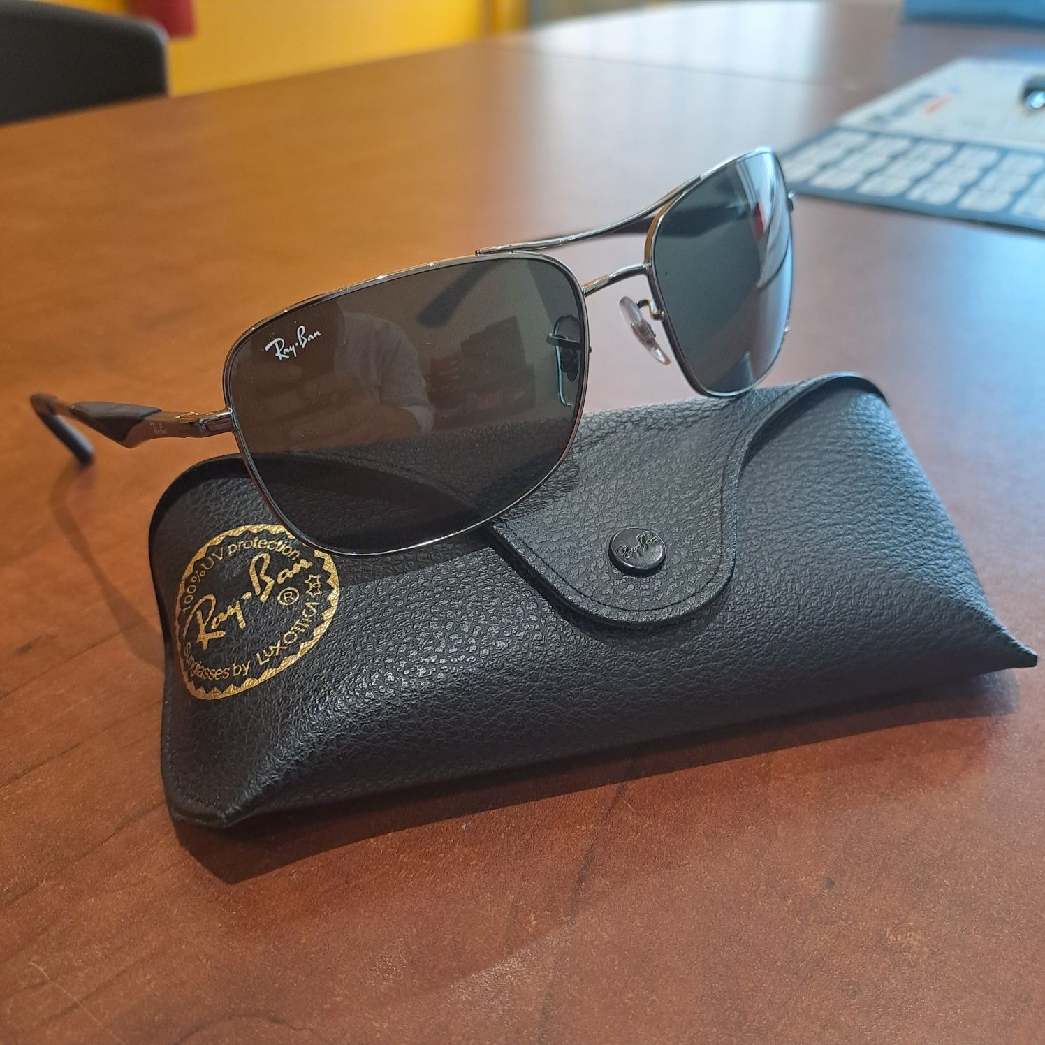 Óculos de Sol Ray-Ban Gunmetal Green