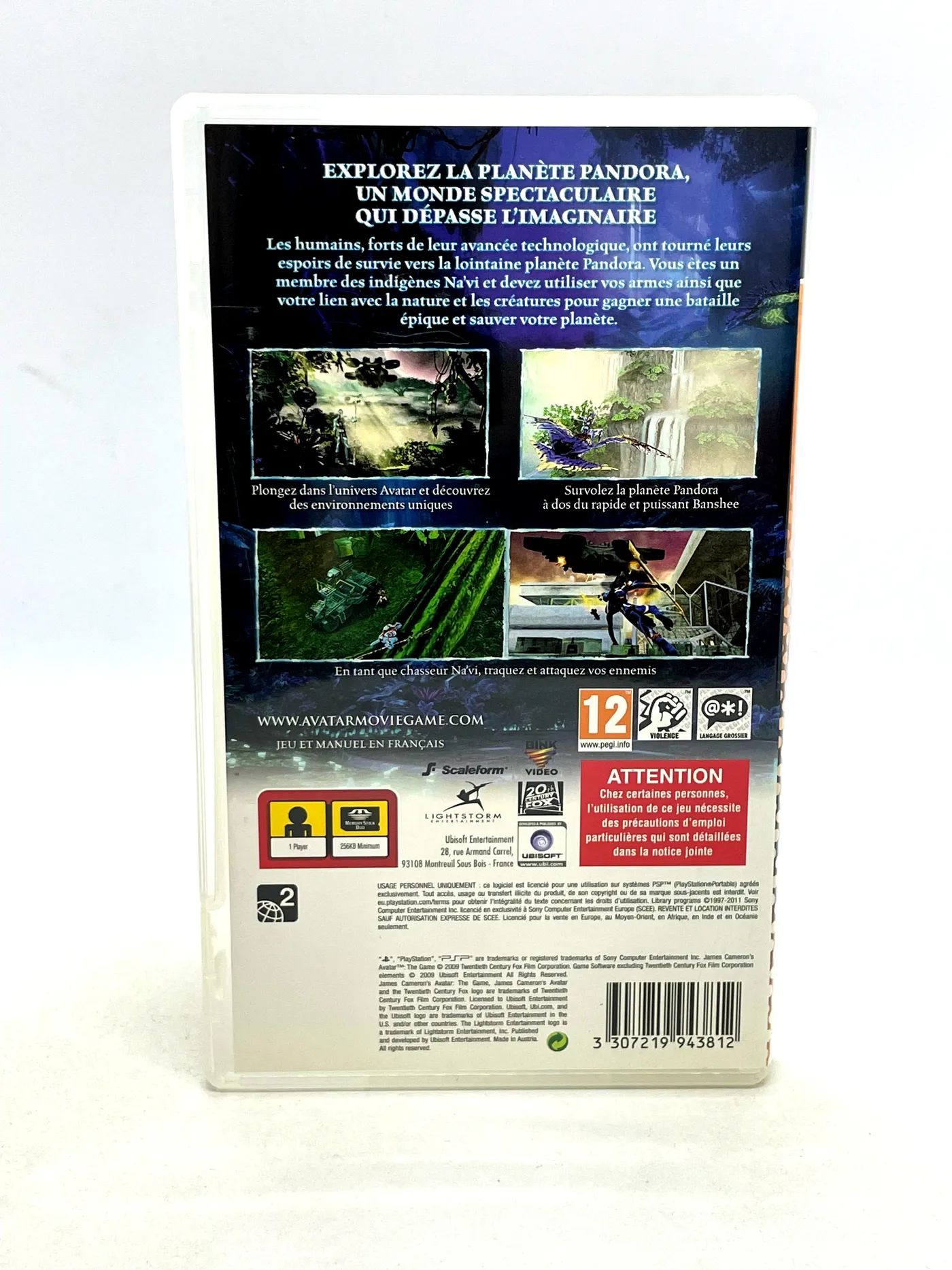 Avatar The Game PSP Po Angielsku
