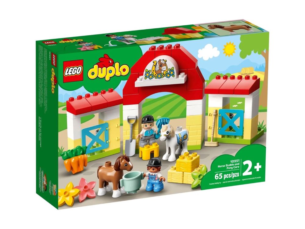 Lego duplo 10951 stadnina i kucyki nowa z plombami