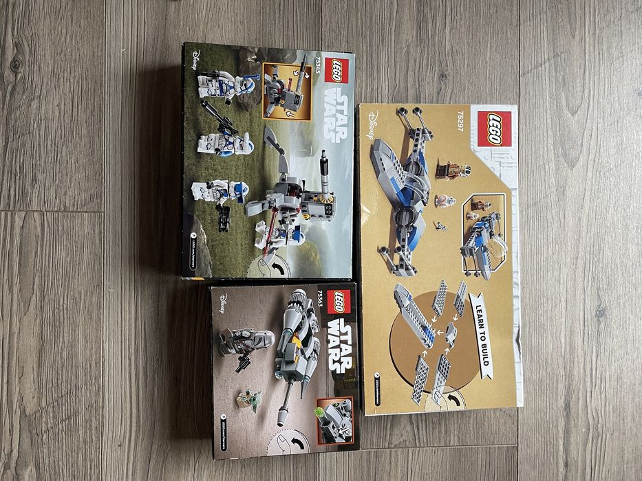 Pack 75297,75363, 75345 Lego novos