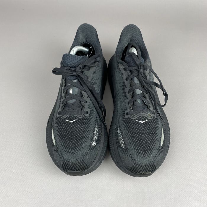 р.38 Оригінал! Кросівки Hoka Clifton 9 Black Gore Tex Чорні