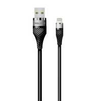 USB cable WALKER C735 Lightning black / grey