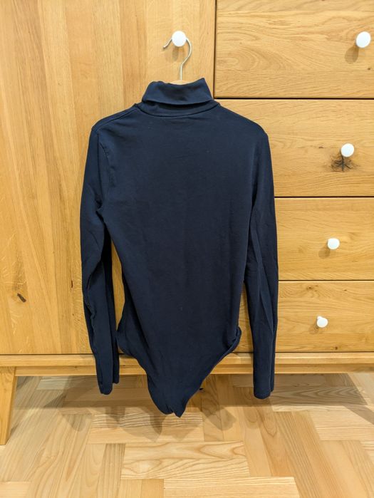 Bawełniany golf body na długi rękaw Bershka rozmiar S