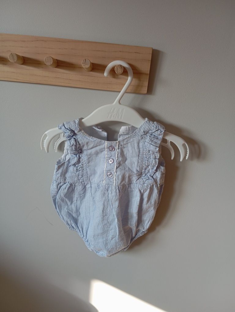 Niebieski rampers dziewczęcy new Born tanio cheap kids dzieci winter