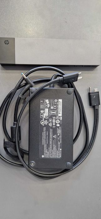 Stacja Dok HP Elite Thunderbolt 3, zasilacz HP 200W
