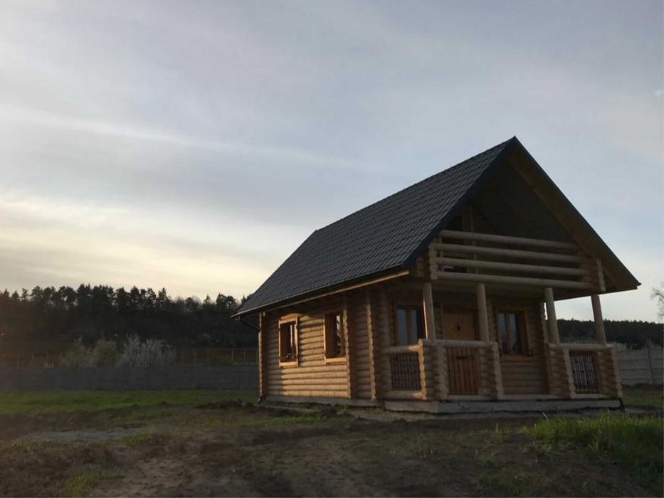 Drewniany Dom z Bala 500X700 z Poddaszem Użytkowym